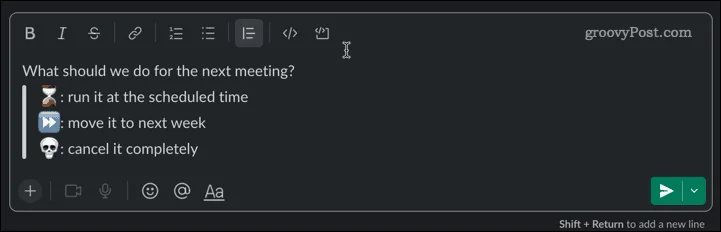 Cara Membuat Tinjauan di Slack