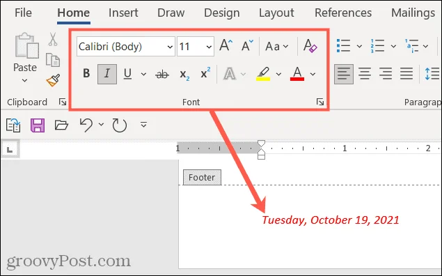 Cómo insertar encabezados y pies de página personalizados en Microsoft Word