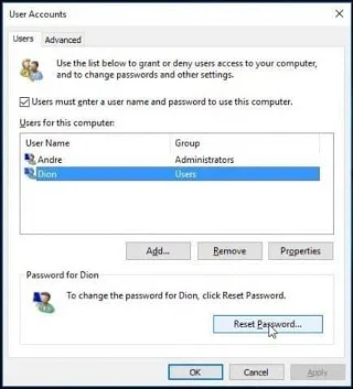 Como recuperar ou redefinir uma senha perdida da conta de usuário do Windows 10