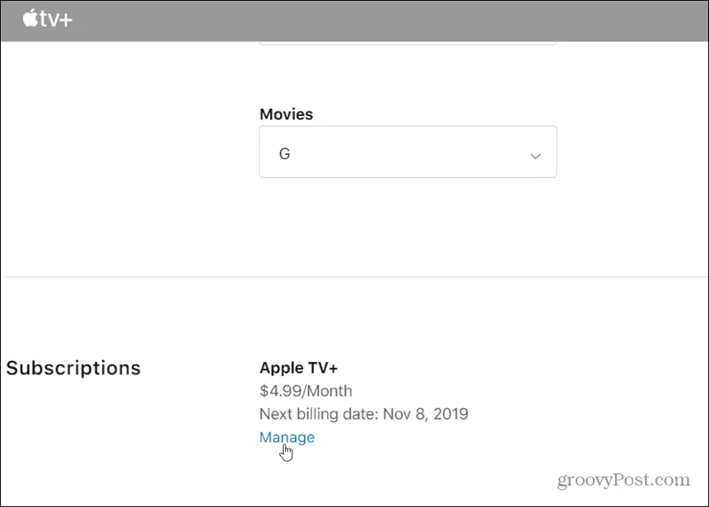 Cómo cancelar su suscripción a Apple TV+