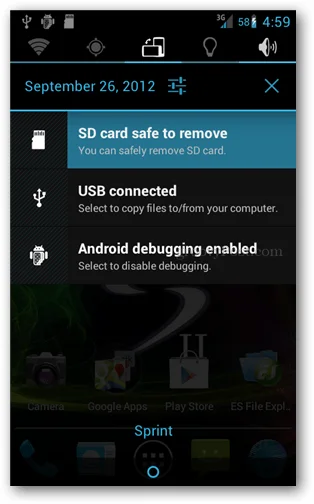 Cara Menyahlekapkan Kad SD Android Sebelum Mengalih keluarnya