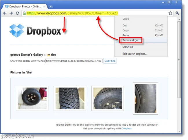 Cara Menggunakan Dropbox sebagai Galeri Perkongsian Foto Anda