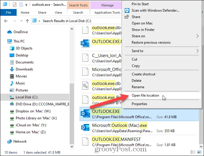 Cara Mematikan Anak Tetingkap Bacaan untuk Semua Folder Sekaligus dalam Outlook