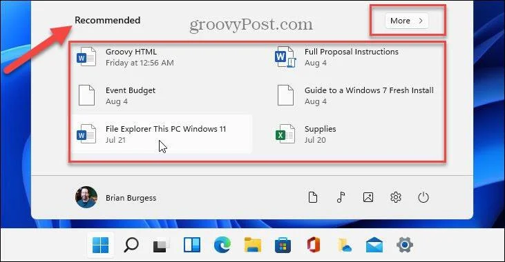 Cómo ocultar elementos recomendados en el menú de inicio de Windows 11