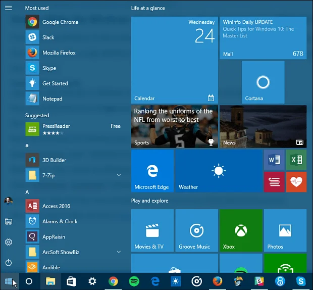 Cómo hacer que el menú Inicio de Windows 10 se duplique entre todas las cuentas de usuario