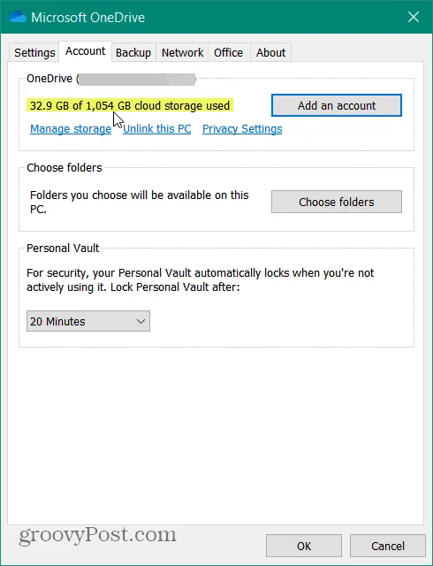Cómo verificar la cantidad de espacio de almacenamiento que tiene en OneDrive