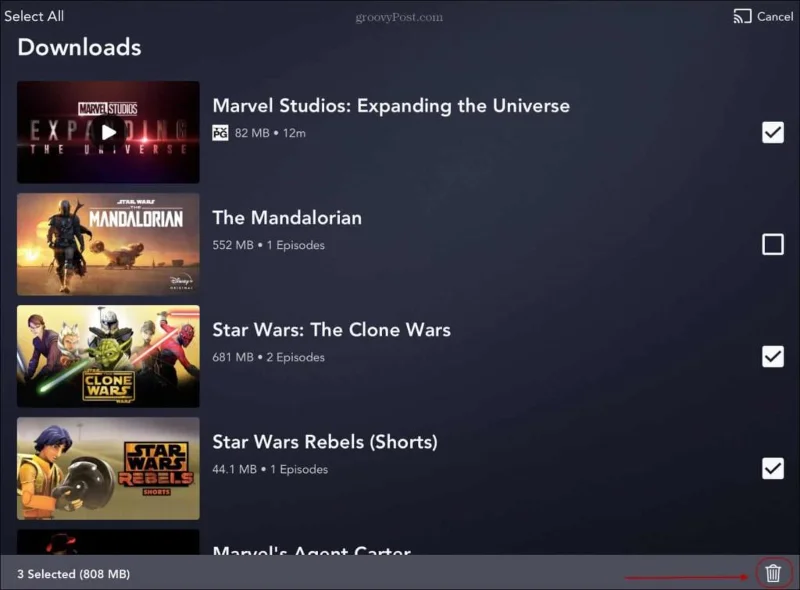 Cara Muat Turun Video daripada Disney Plus untuk Tontonan Luar Talian
