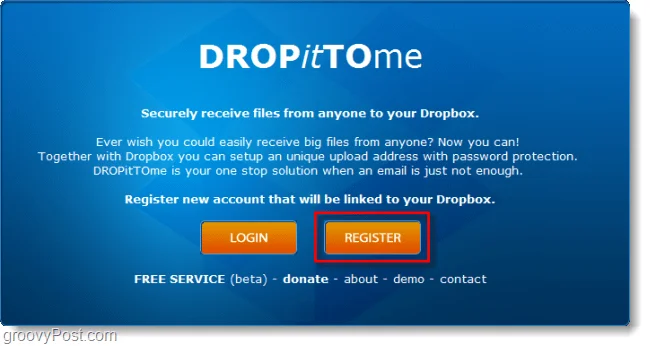 Reciba archivos de cualquier persona directamente en su Dropbox con DropItToMe (actualizado)
