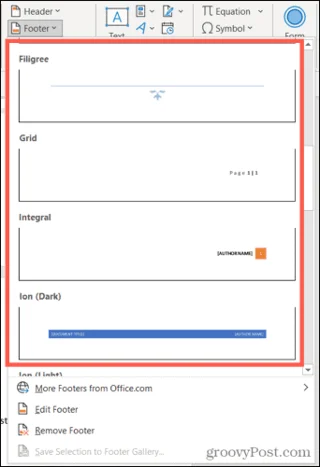 Cómo insertar encabezados y pies de página personalizados en Microsoft Word