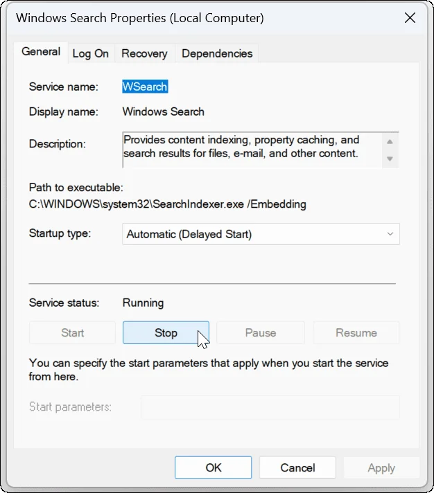 La barra de búsqueda de Windows 11 no funciona