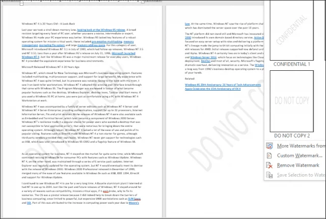 So fügen Sie Dokumenten in Microsoft Word ein Wasserzeichen hinzu
