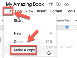 Creare un modello in Google Docs