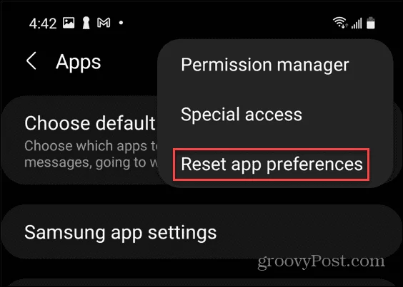 Cara Menetapkan Semula Apl Lalai pada Android