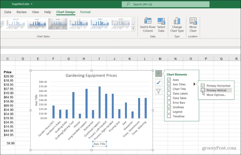 Cara Membuat Graf Bar dalam Excel