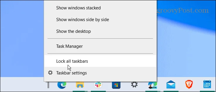 Bagaimana untuk Memusatkan Bar Tugas Windows 10