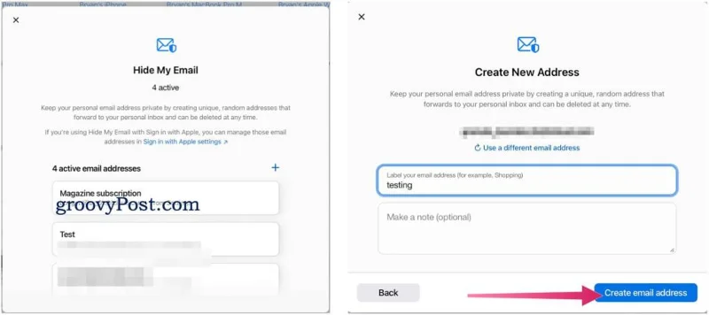 Cara Menggunakan Sembunyikan E-mel Saya dalam iCloud+