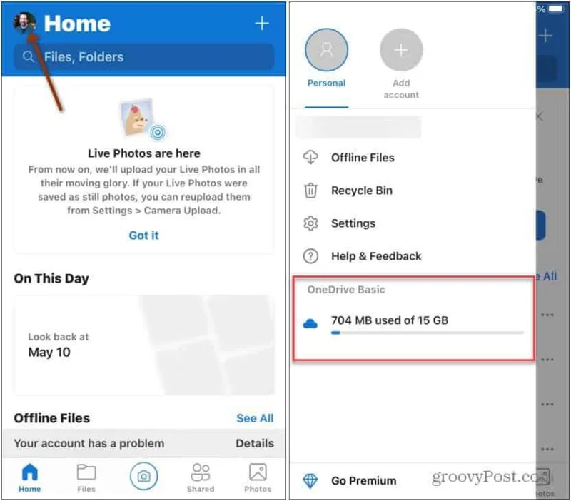 Cómo verificar la cantidad de espacio de almacenamiento que tiene en OneDrive