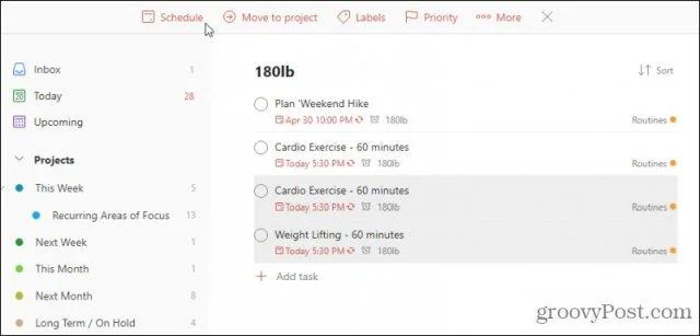 25 Pintasan Papan Kekunci ToDoist untuk Pengurusan Masa yang Lebih Cekap
