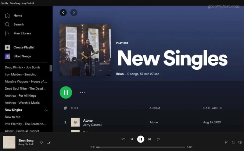 Come modificare l'immagine della playlist di Spotify