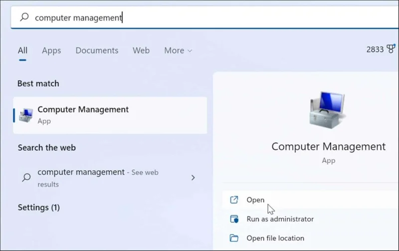 6 способов открыть Управление дисками в Windows 11