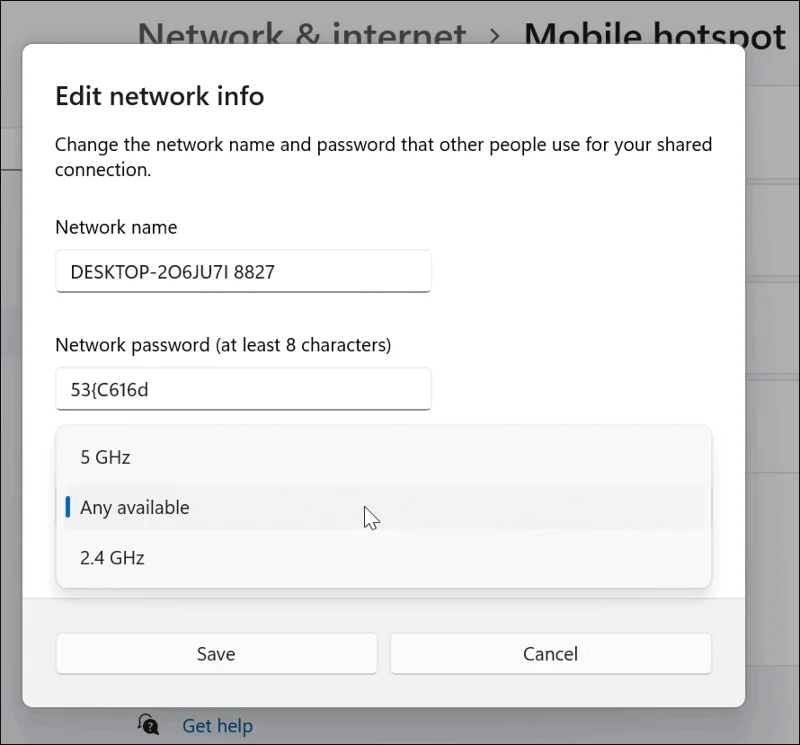 Cómo crear un punto de acceso móvil en Windows 11