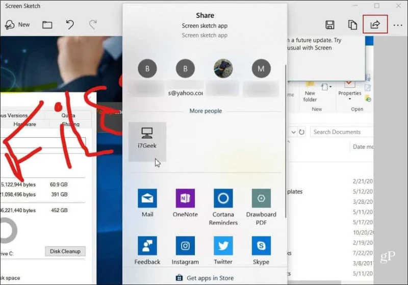 Dapatkan dan Anotasi Tangkapan Skrin dengan Alat Snip & Sketch Baharu pada Windows 10