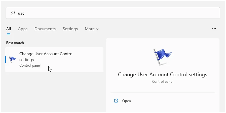 Come disabilitare il controllo dell'account utente (UAC) su Windows 11