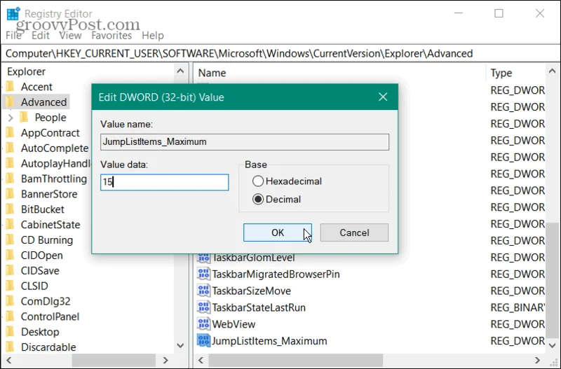 Cara Meningkatkan Item Senarai Lompat pada Windows 10 dan 11