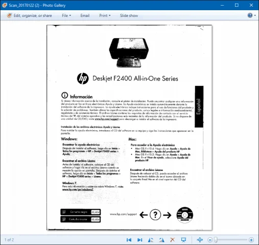 Cómo escanear documentos o fotos en Windows 10