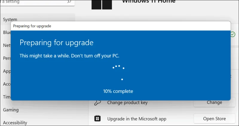 Cómo actualizar de Windows 11 Home a Pro