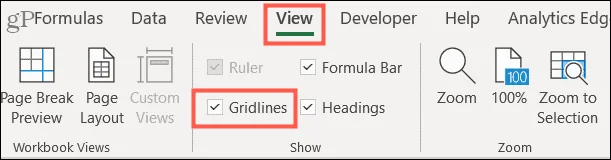 Cara Menyembunyikan, Menunjukkan dan Mencetak Garis Grid dalam Microsoft Excel