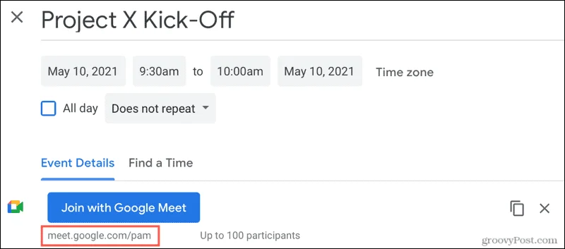 Cara Menjadualkan Google Meet Dalam Talian atau pada Mudah Alih