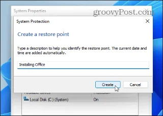 Como criar um ponto de restauração no Windows 11