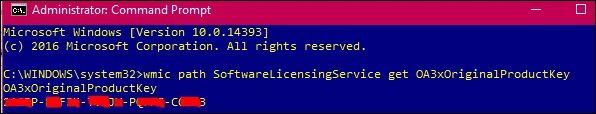 Hoe u uw productsleutel voor Windows 10 kunt vinden