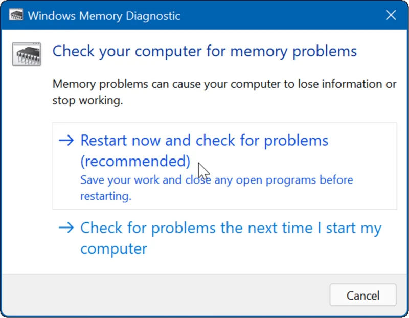 Administración de memoria de código de detención de Windows 11: 7 correcciones