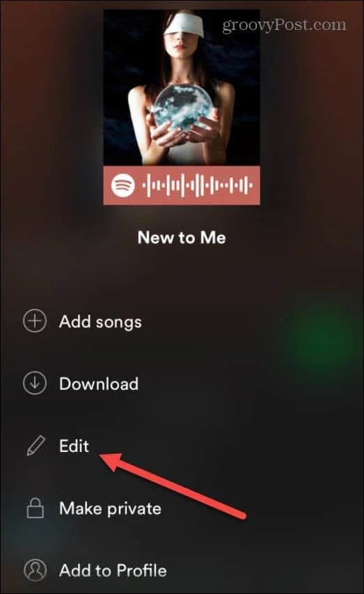 Come modificare l'immagine della playlist di Spotify