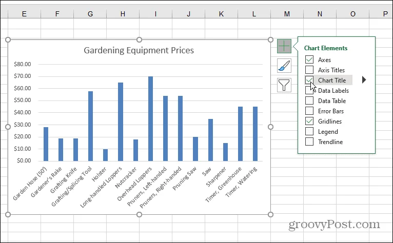 Cara Membuat Graf Bar dalam Excel