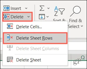 Cómo encontrar y eliminar filas en blanco en Microsoft Excel