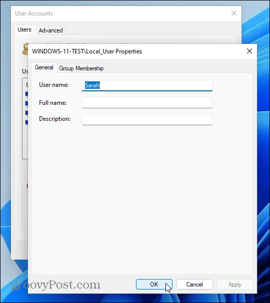 So ändern Sie Ihren Kontonamen unter Windows 11