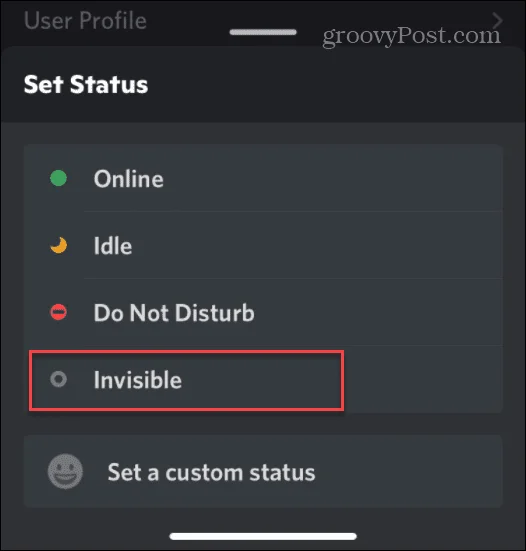 Cara Muncul Luar Talian di Discord