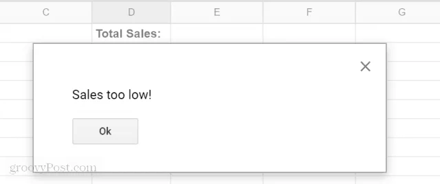 Alerte de ventes