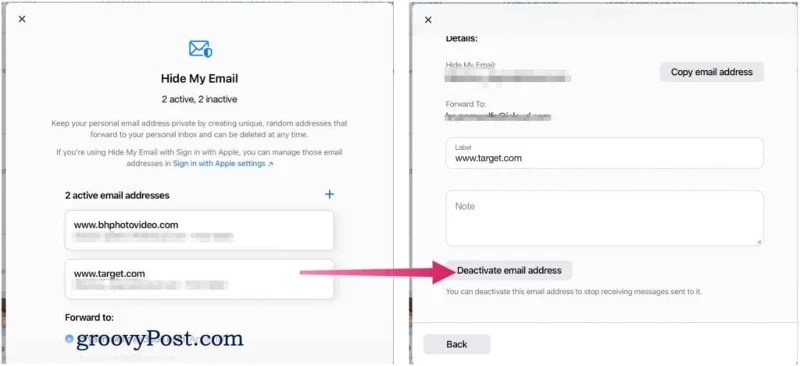 Cara Menggunakan Sembunyikan E-mel Saya dalam iCloud+