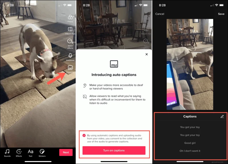 Cara Mendayakan dan Menggunakan Kapsyen Auto di TikTok