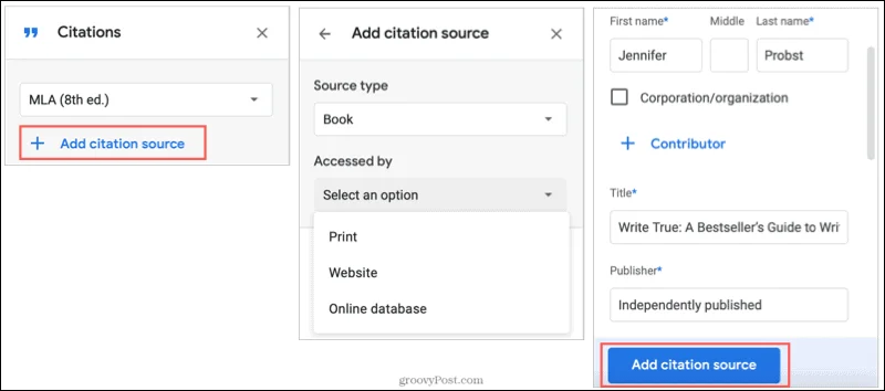 Comment citer des sources et inclure une bibliographie dans Google Docs