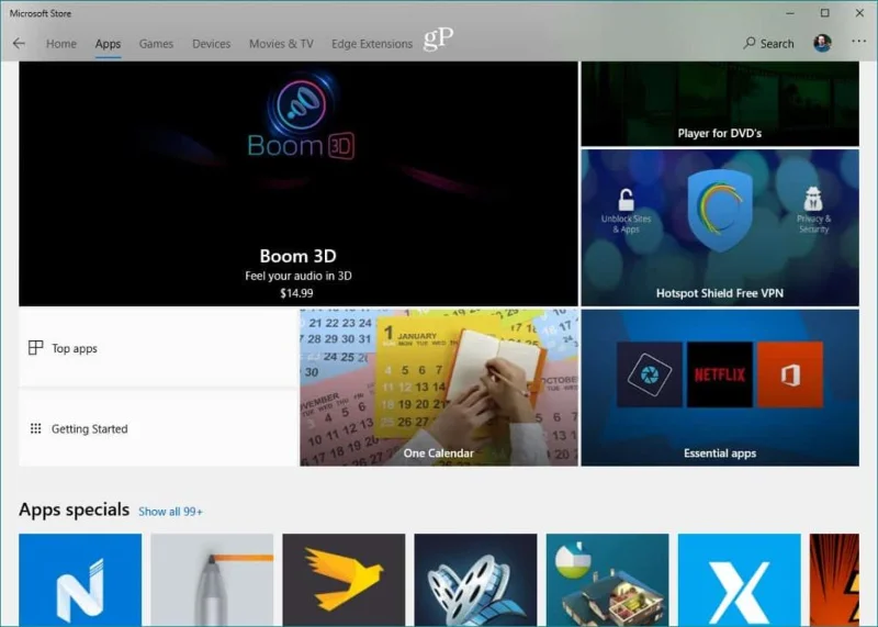 Apakah Apl Microsoft Store pada Windows 10?