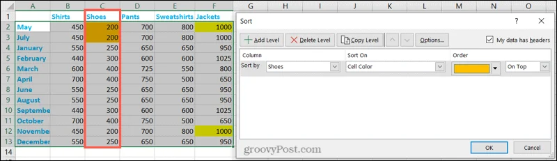 Cómo usar la función de clasificación personalizada en Microsoft Excel