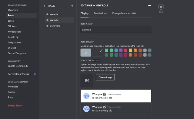 So fügen Sie Rollen in Discord hinzu
