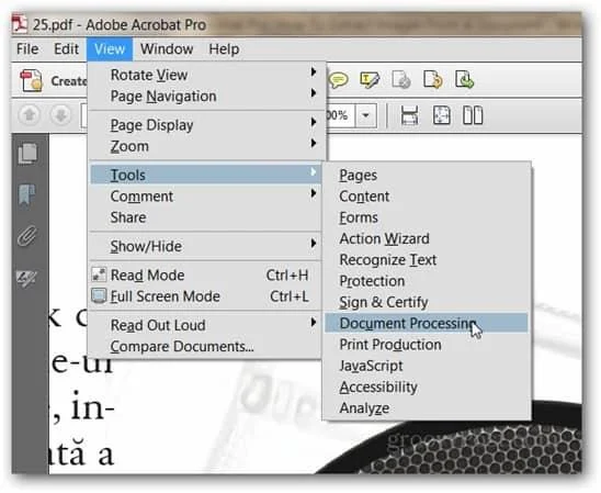Adobe Acrobat Pro: Cara Mengekstrak Imej Daripada PDF