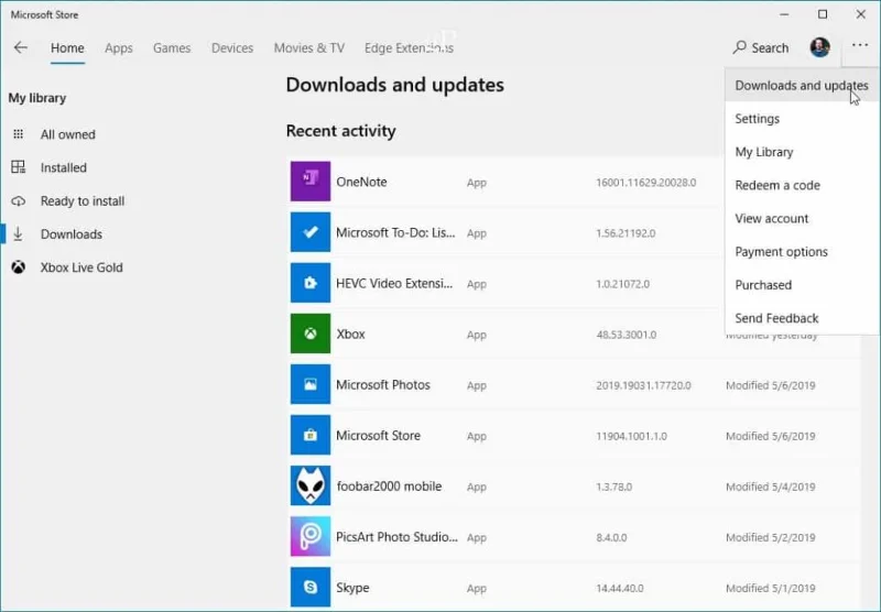 Apakah Apl Microsoft Store pada Windows 10?