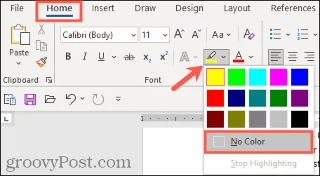 วิธีการใช้ ลบ และค้นหาข้อความเน้นใน Word